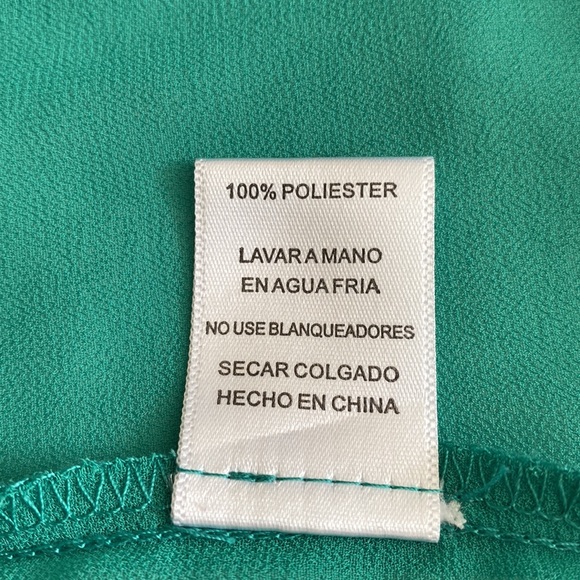 Anthropologie Sunday in Brooklyn colourblock sleeveless blouse green - Picture 12 of 12